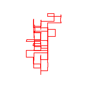 Animated GIF89 image of a spinning granny knot.