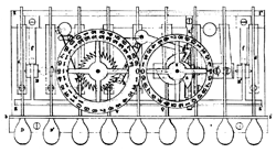 patent drawing Schwilgue calculator